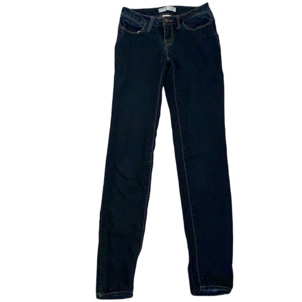 No Boundaries Dark Wash Low Rise Skinny Jeans Junior’s Size 1 Y2K
